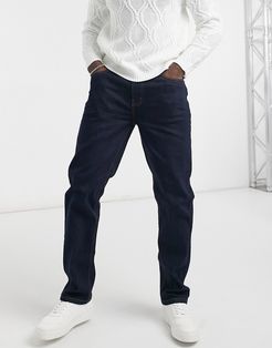 slim fit jeans in indigo rinse-Blues