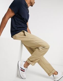 custom fit chinos-Beige