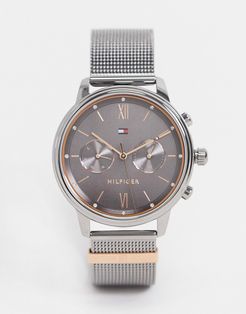 mesh watch in silver 1782304