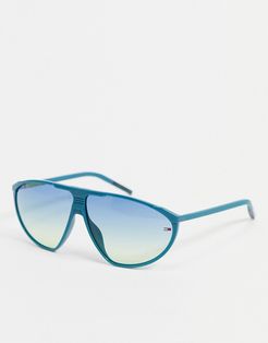 0027/S green frame unisex sunglasses