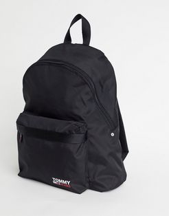backpack with logo in black