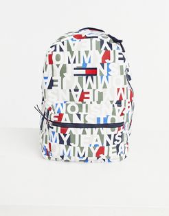 camden tj backpack in white