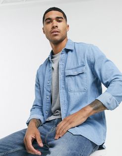 denim shirt in blue