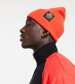 exclusive @ ASOS beanie with logo in red