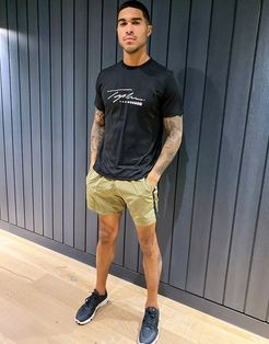 GYM sports shorts in khaki-Green