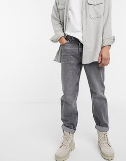 relaxed fit jeans in gray-Grey