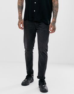 slim jeans in washed black