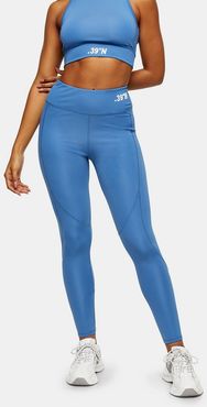 Active sports leggings in blue-Brown