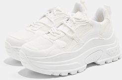 chunky sneakers in white