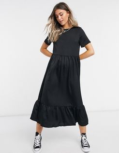 smock dress in black