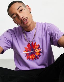 Blooming T-shirt in purple