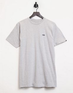 gray small logo t-shirt-Grey