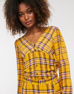 check blouse-Multi