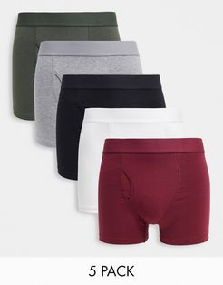 5-pack Johnny boxers in multi