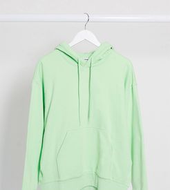 Alisa organic cotton oversized hoodie in light green