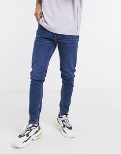 Cone tapered jeans in sway blue wash-Blues