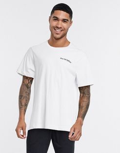 relaxed t-shirt in white
