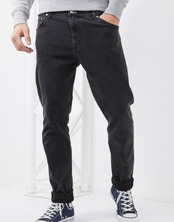 Sunday relaxed tapered comfort fit jeans in black