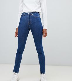 Thursday organic cotton high waist skinny jeans in win blue