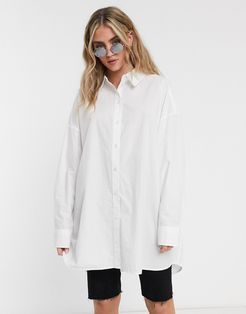 Tova organic cotton oversized shirt in white