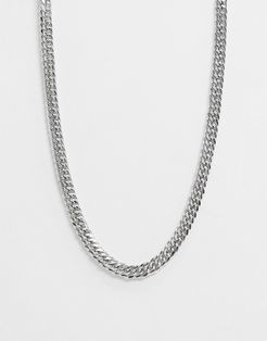 chunky neck chain in silver