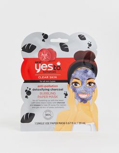 Detoxifying Charcoal Bubbling Face Mask (Single Use)-No color