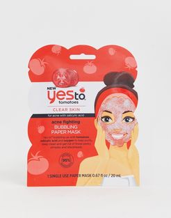 Tomatoes Acne Fighting Bubbling Face Mask (Single Use)-No color