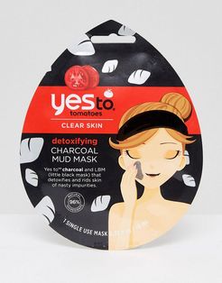 Tomatoes Charcoal Detoxifying Mud Mask-No color