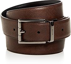 Astor Embossed Leather Reversible Belt