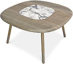 Koval 54" Dining Table With Natural Stone Insert