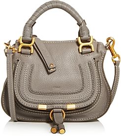 Marcie Mini Leather Crossbody Satchel