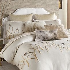 Iris Embroidered Duvet Cover, King