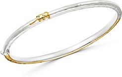 18K Yellow Gold & Sterling Silver Classico Skinny Chimera Bangle Bracelet