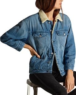 Fleece Lined Denim Jacket