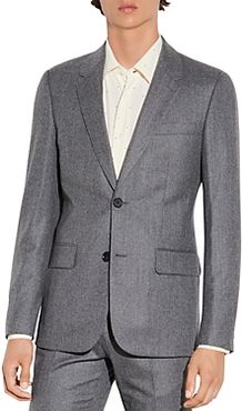 Wool Flannel Suit Jacket