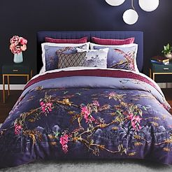 Hibiscus Comforter Set, Full/Queen