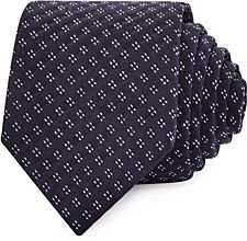 Roadster Dash Grid Skinny Tie