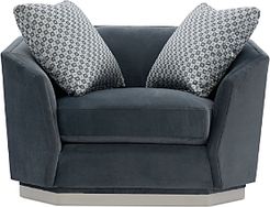 Expressions Faceted Swivel Chair-and-a-Half