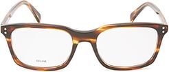 Square Clear Glasses, 54mm