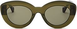 Cat Eye Sunglasses, 50mm