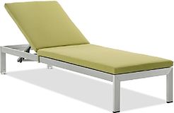 Shore Outdoor Patio Mesh Chaise with Cushions