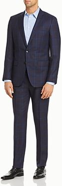 Huge/Genius Plaid Slim Fit Suit