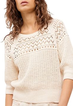 Emilio Open Knit Sweater