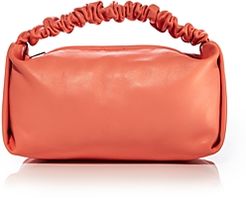 Scrunchie Small Leather Clutch