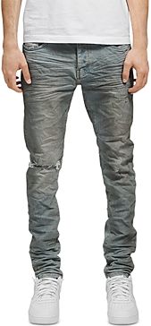 Skinny Fit Jeans in Light Dirty Wax