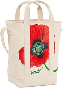 Cotton Floral Print Tote Bag