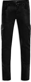 Preston Skinny Fit Cargo Jeans in Noir