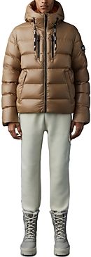 Victor Lustrous Light Hooded Down Jacket