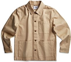 Ib 1721 Cotton Solid Regular Fit Shirt Jacket