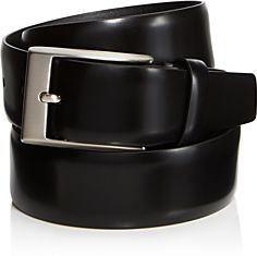 Shiny Smooth Leather Belt